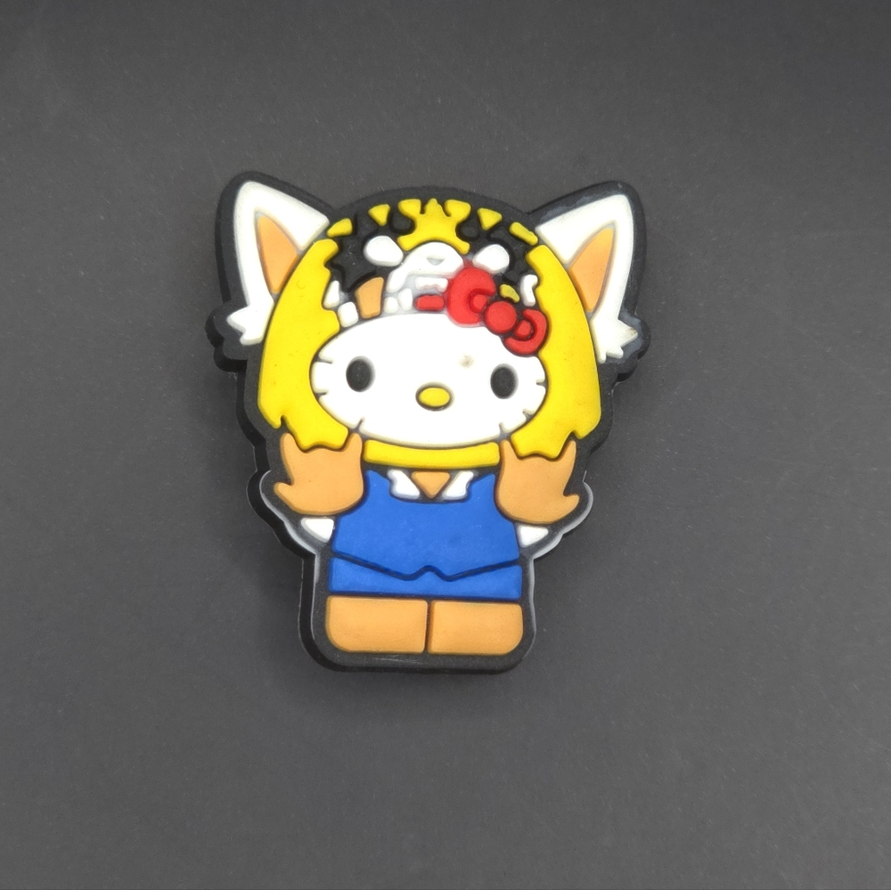 (5/$15) Hello Kitty Aggretsuko Croc Charm